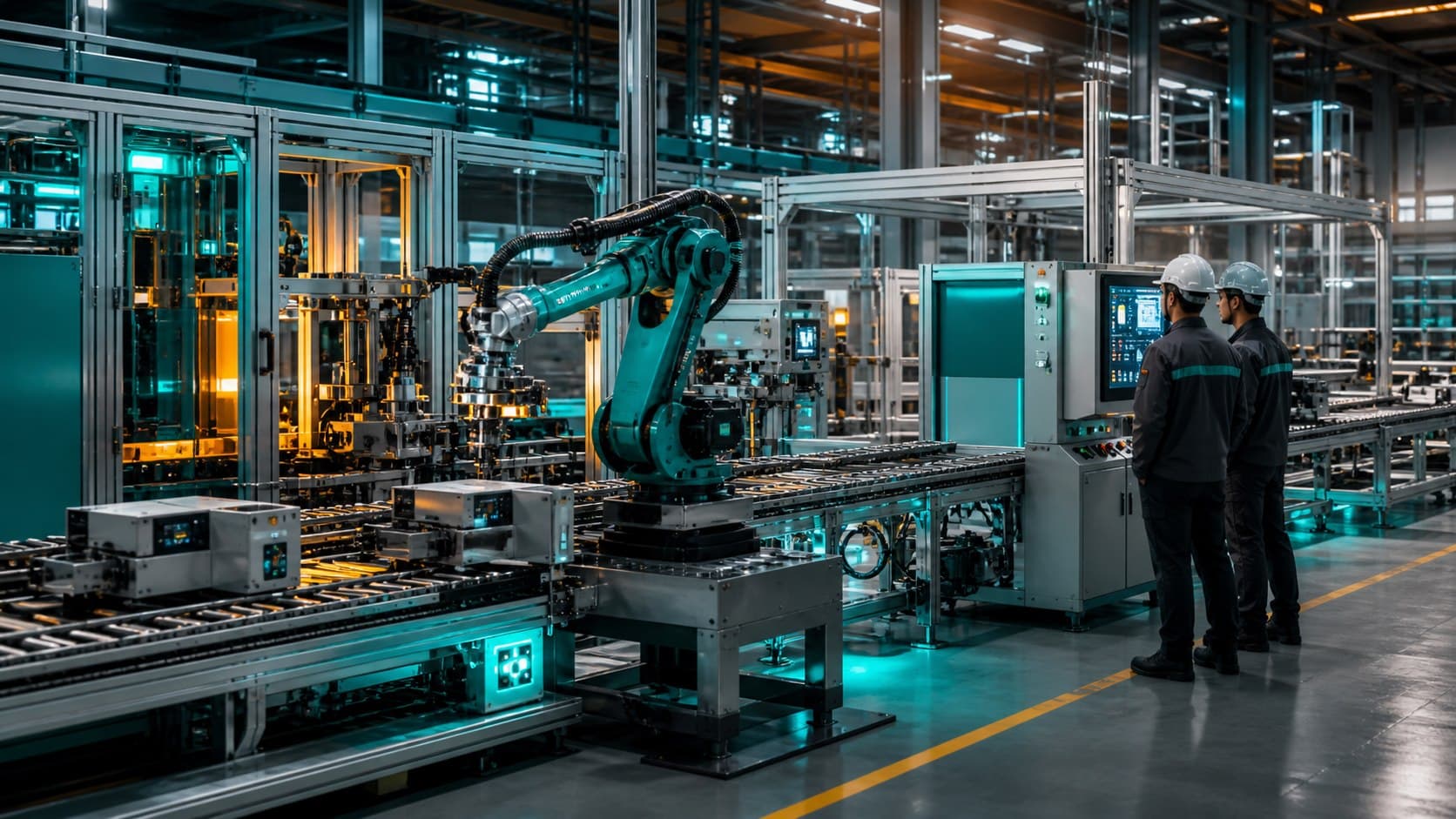 Machines sur mesure avec automation integree.